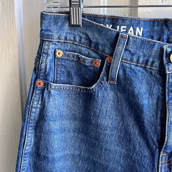 J Crew Peggy Barrel Leg High Rise Tapered Jeans Authentic Blue Wash - Picture 4 of 10